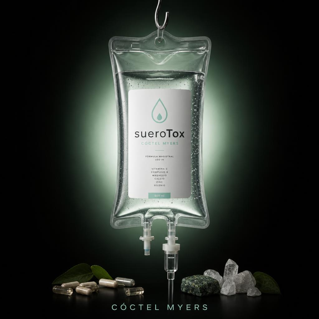 Cóctel Myers — suero IV a domicilio en Medellín