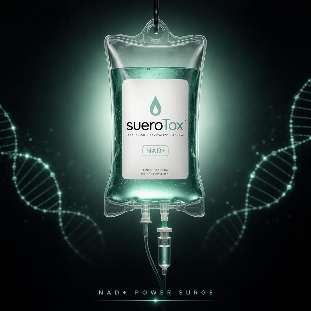 NAD+ Power Surge — suero IV a domicilio en Medellín